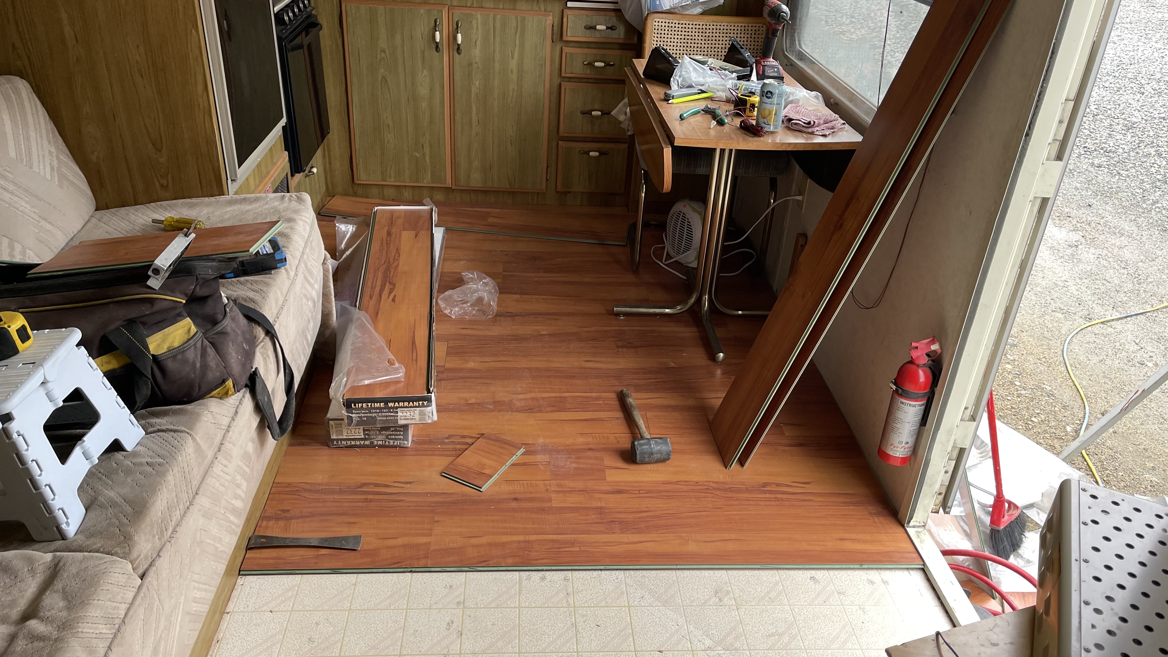 Laminate Flooring Installation — Interior Renovations project in Victoria, BC by Trevor Stephenson Construction Services