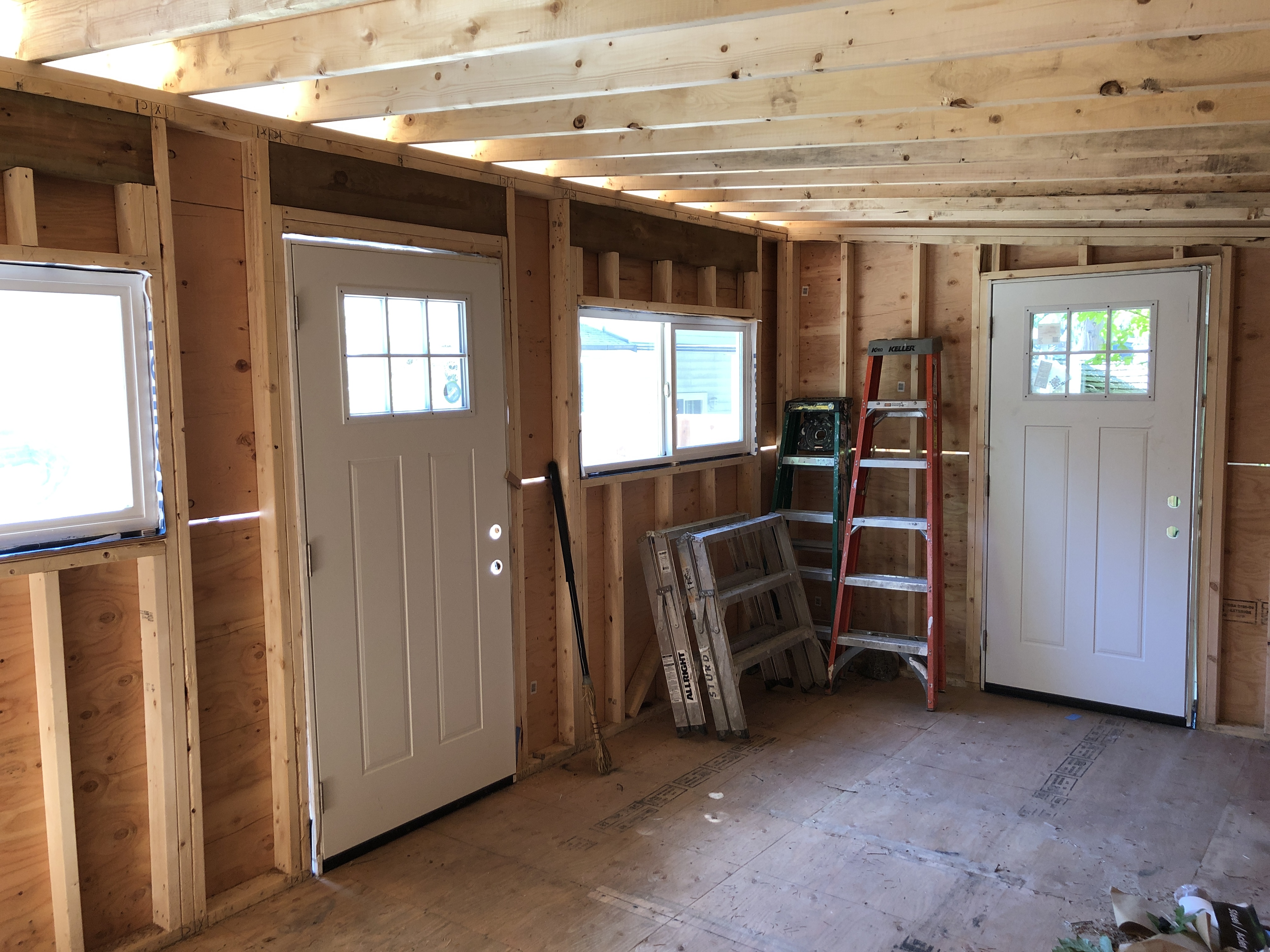 Interior Framing, Doors & Windows — Interior Renovations project in Victoria, BC by Trevor Stephenson Construction Services