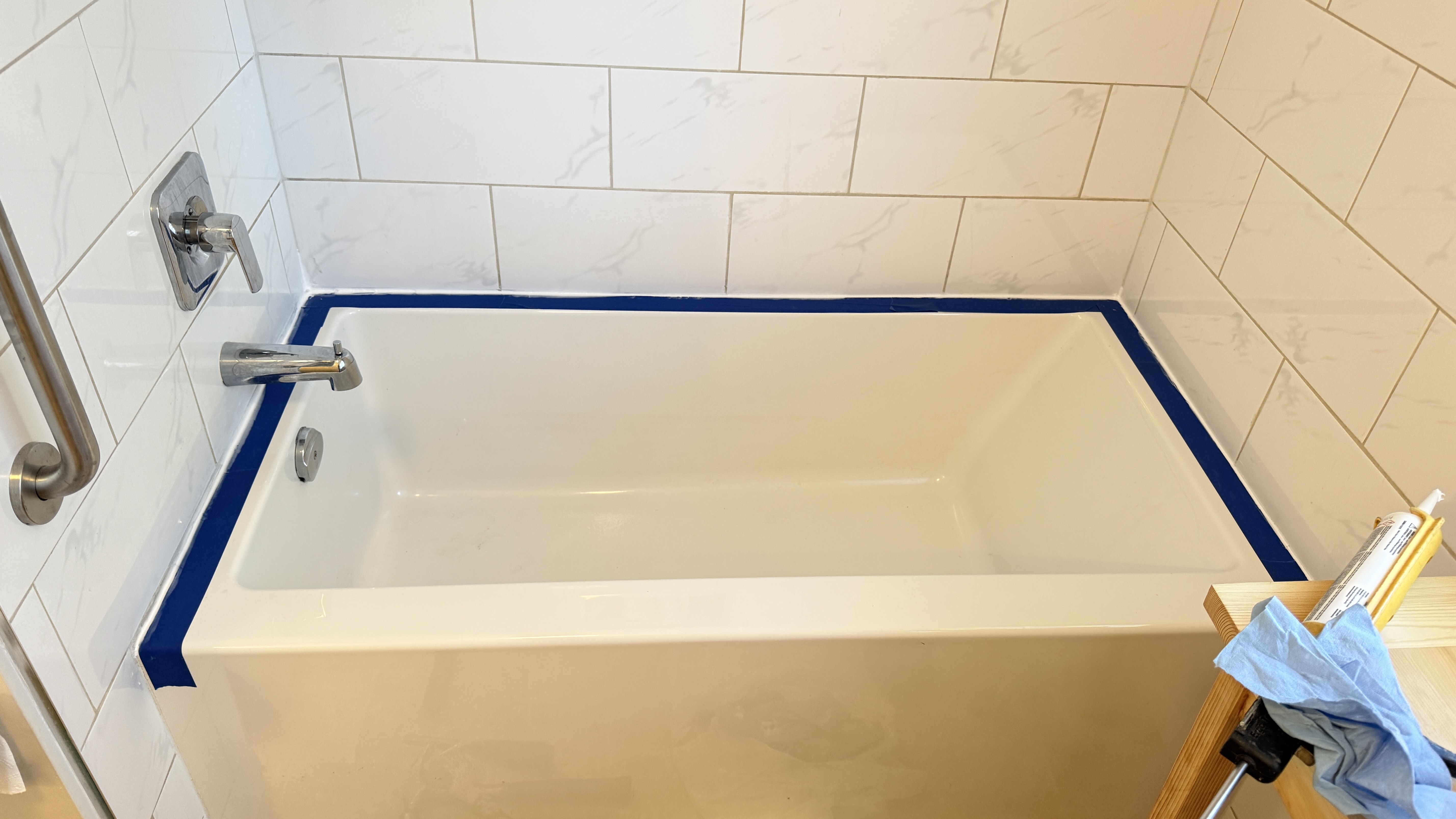 Tub, Tile & Caulking Finish — Interior Renovations project in Victoria, BC by Trevor Stephenson Construction Services